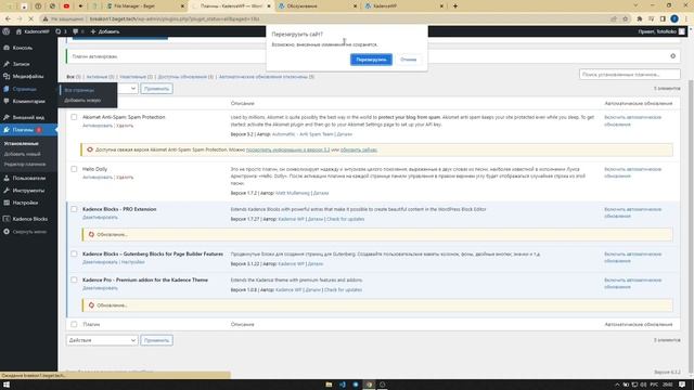 Установка темы и плагинов Kadence в WordPress! смотреть онлайн