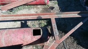 Прикатывающие катки, заливаем бетоном самодельные катки из газовых баллонов.