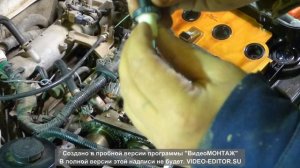 Замена клапана PCV  вентиляции картерных газов на ниссан qg-18