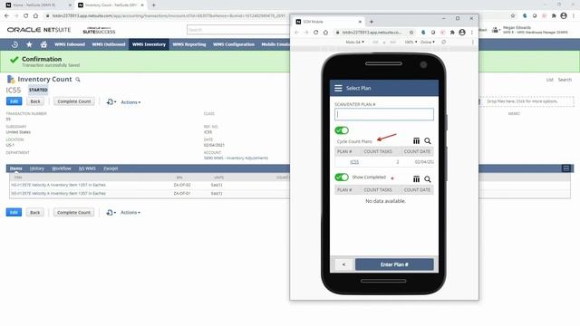 NetSuite WMS: Cycle Counting on a Mobile Device смотреть онлайн