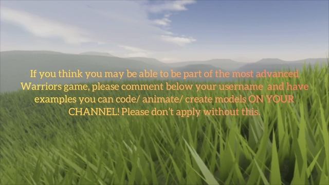 DEVELOPERS NEEDED! A New Warrior Cats Roblox Game is coming смотреть онлайн