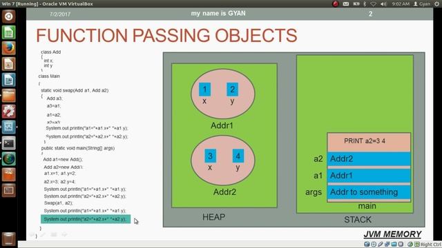 Passing Object References to Other Methods | Try to Swap Two Objects Using Method Call | Java смотреть онлайн