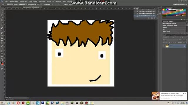 Тутториал как нарисовать топ аву для YOUTUBE Канала в стиле MINECrAFT смотреть онлайн