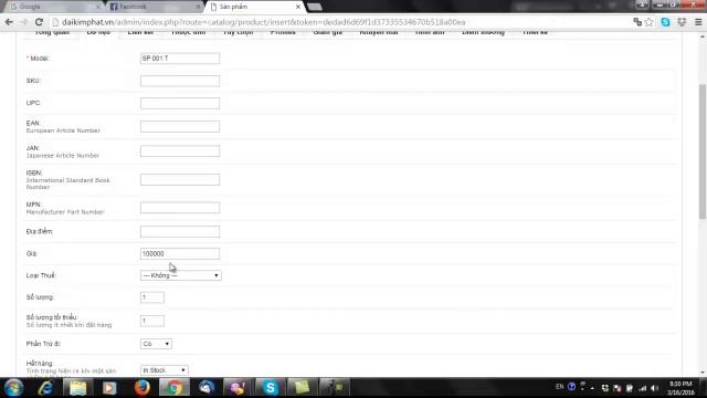 Thiết kế website với Opencart - Quản lý sản phẩm trong Admin смотреть онлайн