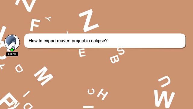 How to export maven project in eclipse? смотреть онлайн