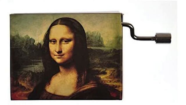 Classic Art Hand Crank Music Box- Mona Lisa by Da Vinci (Beethoven- Fur Elise) смотреть онлайн