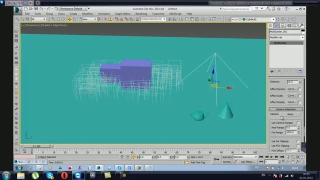 3D Max. Уроки в 3d Max.multiscatter 3d Max. Проект Ильи Изотова.