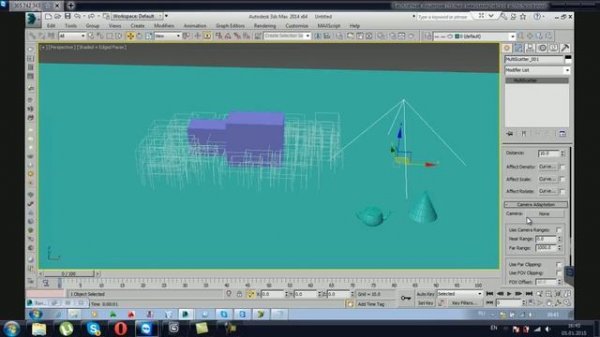 3D max. Уроки в 3d max.multiscatter 3d max. Проект Ильи Изотова.
