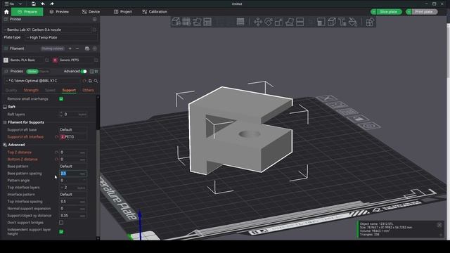 Печатаем "ЭЛИТНЫЕ" поддержки в Bambu Studio смотреть онлайн