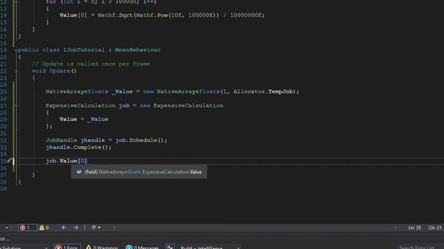 How To Multithread Your Code With Unity's JOB SYSTEM (E01) (IJob) смотреть онлайн