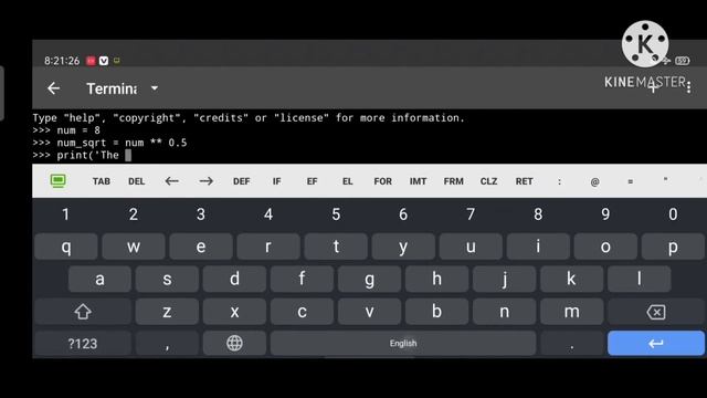 Run python on Android phone 3 | Python Program to Find the Square Root | Qpython OL смотреть онлайн