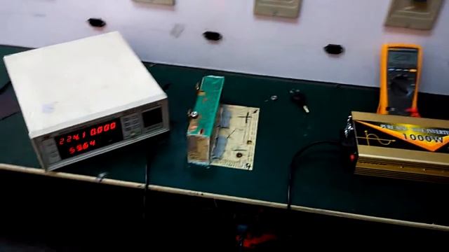 Pure Sine Wave Inverter 12V 220V 1000W Parameters Testing