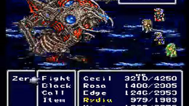 Final Fantasy 4 Final Battle Zeromus (SNES) version смотреть онлайн