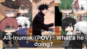 Anime characters react to each other || Inumaki Toge || Jujutsu Kaisen/JJK || 1/6