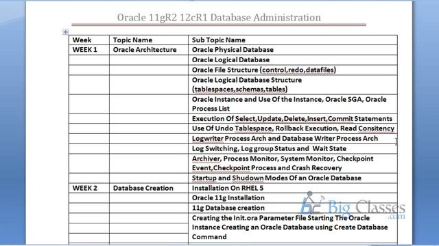 Oracle DBA Training Tutorial - Oracle DBA Free Demo - BigClasses смотреть онлайн