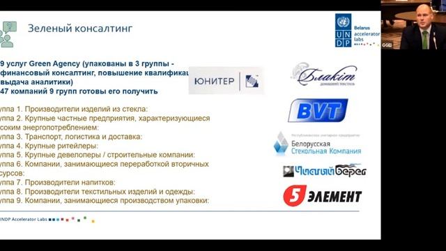 Роль лаборатории ПРООН в развитии зеленой экономики в Республике Беларусь.