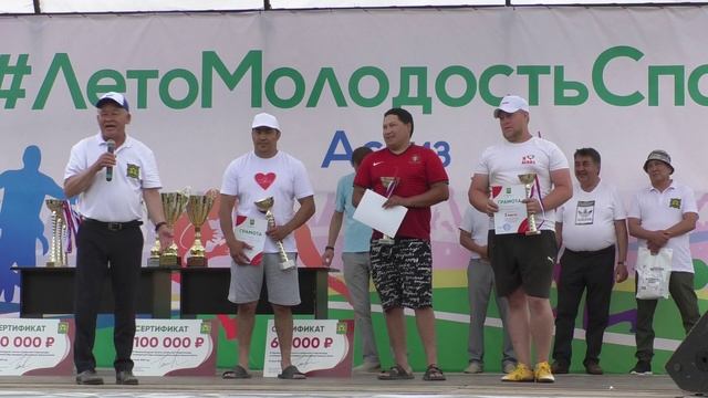 Награждение за 1,2,3 места в спорте, молодежной площадки (Спартакиада 8.07. 2023) смотреть онлайн