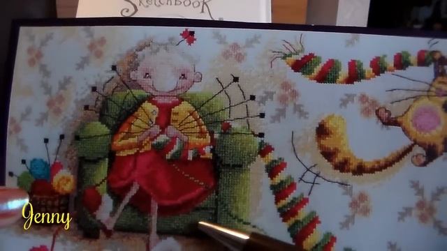 Вышивка *Любимое занятие*от фирмы *Марья Искуссница*начало работы смотреть онлайн