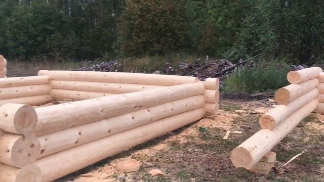 Сруб 6х8 и 6х6 в Смоленскую область/Срубы на заказ 89271904521 смотреть онлайн