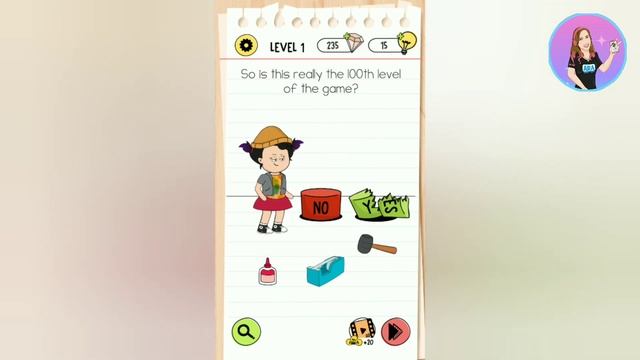 Brain Test 4 Level 100: So is this really the 100th level of the game? смотреть онлайн