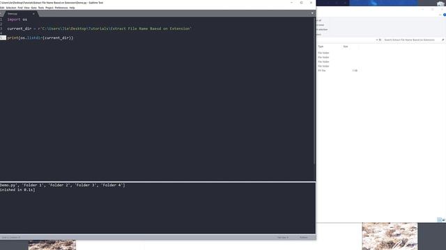 Python Tutorial | How to search files based on file extension name смотреть онлайн