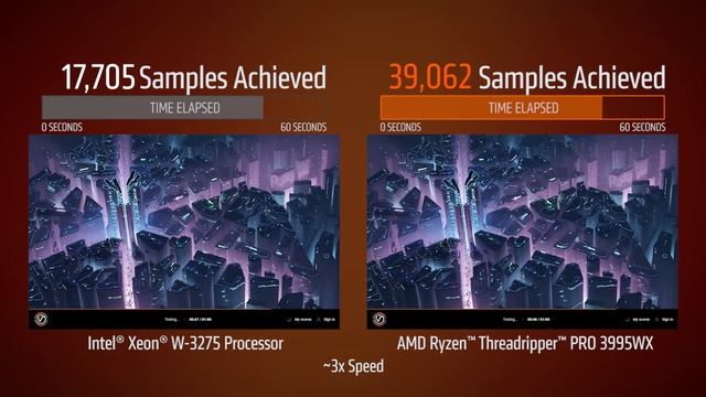 Render Faster in V-Ray with AMD Ryzen™ Threadripper™ PRO Processors смотреть онлайн