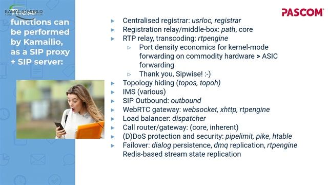 Kamailio World 2019: Kamailio As An SBC: Definitive Answers смотреть онлайн