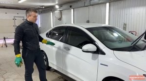 Удаление битума с кузова автомобиля