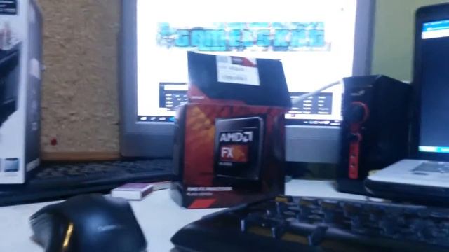 Unboxing Gigabyt GA-970 Gaming end AMD-8320 fx смотреть онлайн