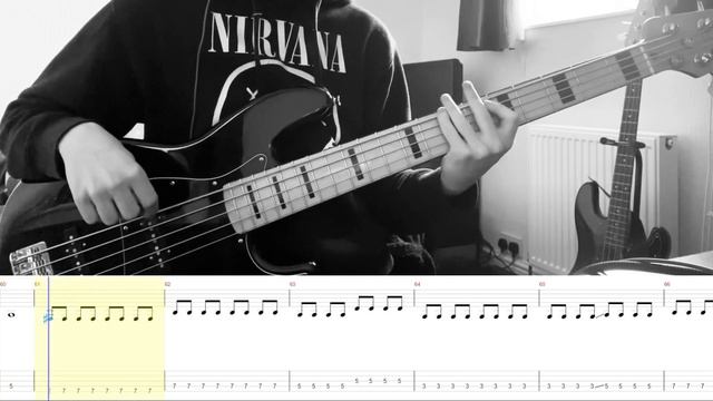 The Dirt I’m Buried In - Avatar (bass cover with tab and score) смотреть онлайн