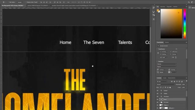The Boys UI - Photoshop / PowerPoint смотреть онлайн