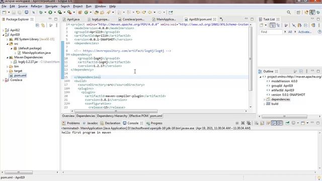 Maven - Log4J Integration смотреть онлайн