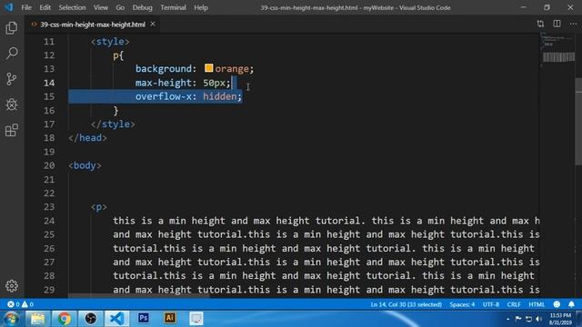 39 Css Max Height and Min Height in Hindi смотреть онлайн