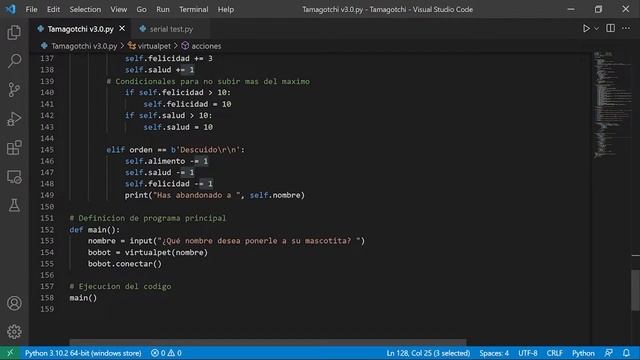 Proyecto Tamagotchi (Python + Arduino) смотреть онлайн
