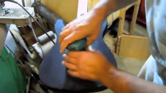 Green Bursting a Flame Top Tele Guitar project Faux Finishing luthier work смотреть онлайн