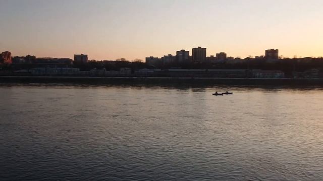 Иркутск. Вечерняя набережная.
