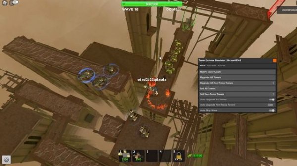 Roblox NEW Tower Defense Simulator Script Exploit GUI (Pastebin 2022)
