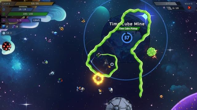 Time Wasters | less than 10 mins review VAMPIRE SURVIVORS-ESQUE GAME in SPACE смотреть онлайн