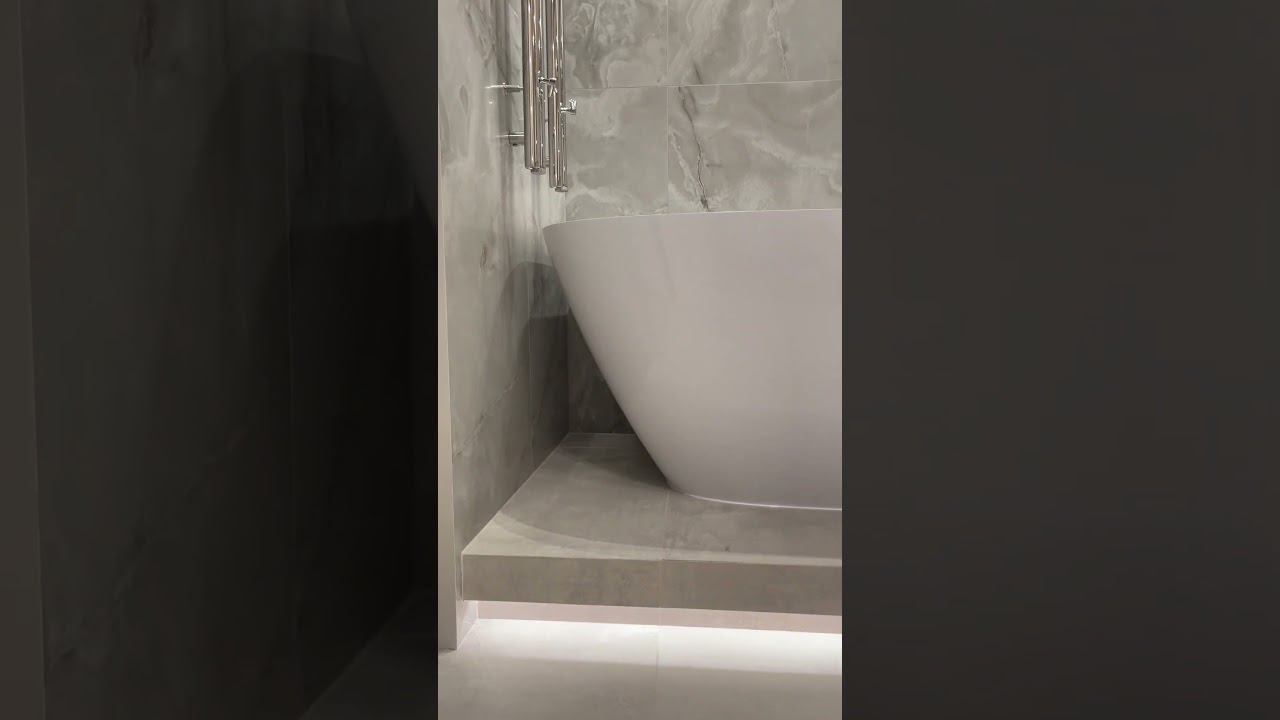 Интерьер ванной в квартире | ЖК The Mid | Дизайнерский ремонт #дизайнинтерьера смотреть онлайн