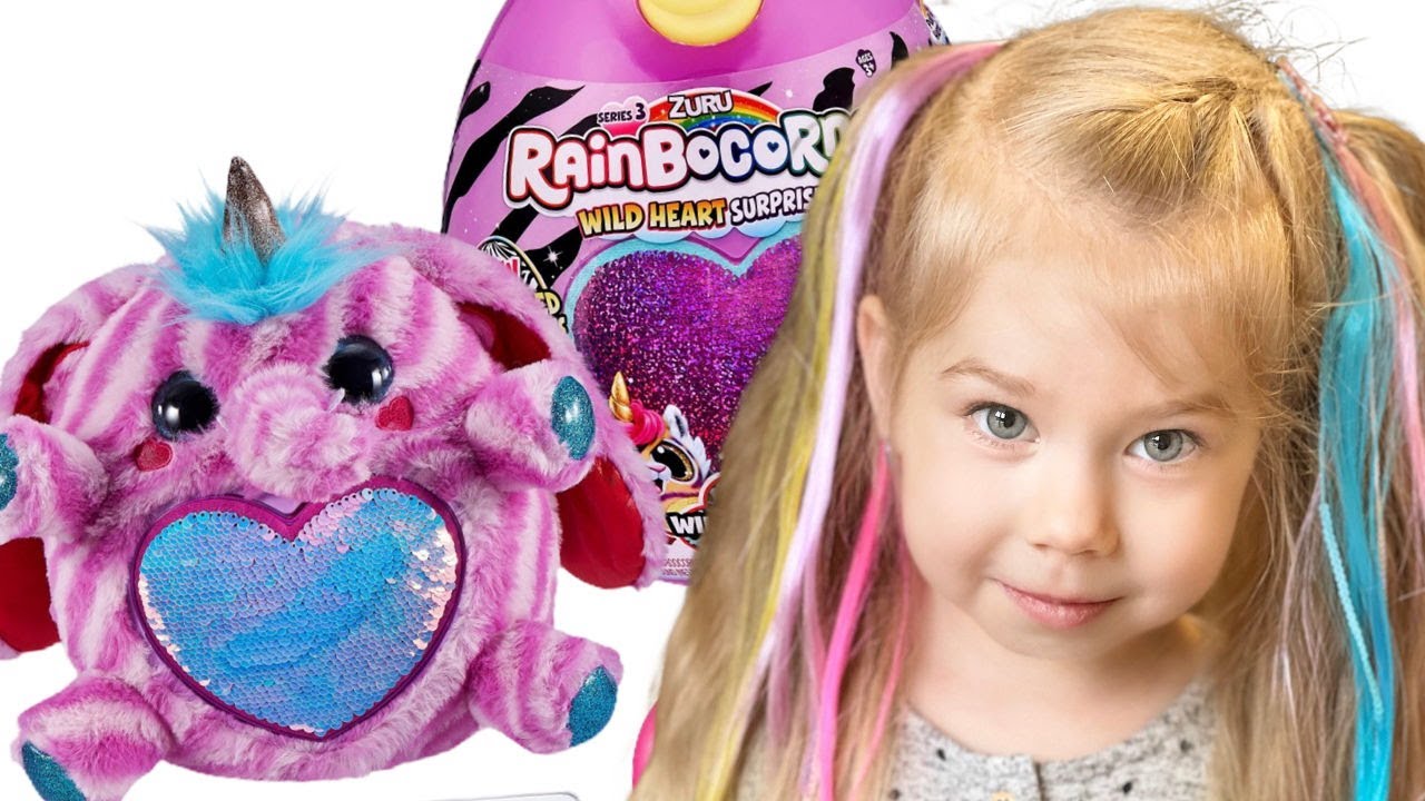 Что внутри RAINBOCORNS | Ночная Москва Новогодние огни Москвы | Огромное яйцо сюрприз смотреть онлайн