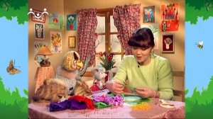 Утро в Шишкином Лесу. Мастерская тети Аллы. Веночек из бумаги