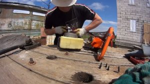 Мотобур - ремонт сцепления!