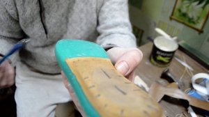 Обувь ручной работы. Затяжная стелька для мокасин. Особенности.