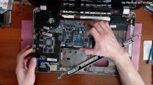 ? Hp Pavilion dv7-6152er разборка , комплексная чистка , замена термопасты, апгрейд