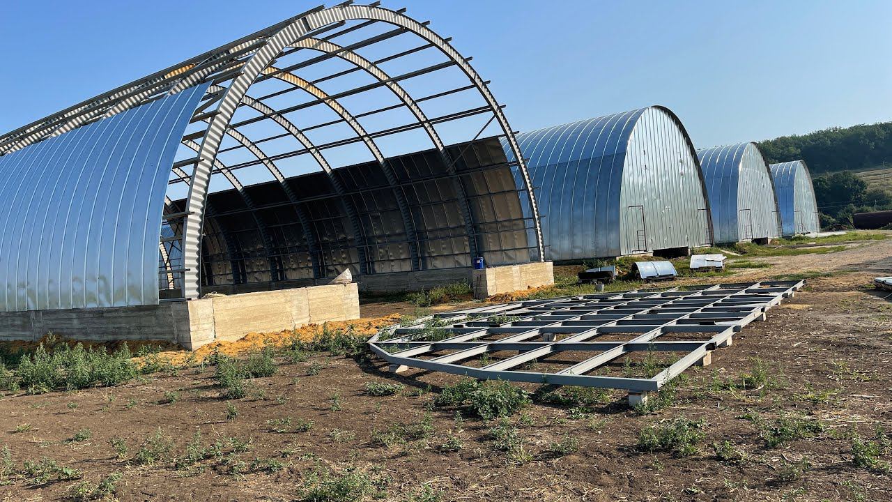 Строим ангар для зерна. смотреть онлайн