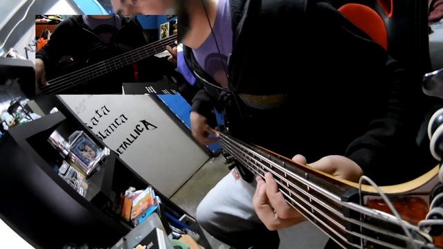 Muse - Hysteria (bass cover) смотреть онлайн