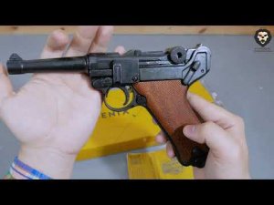 Макет пистолета Denix Luger D7/M-1143 видео обзор 4k