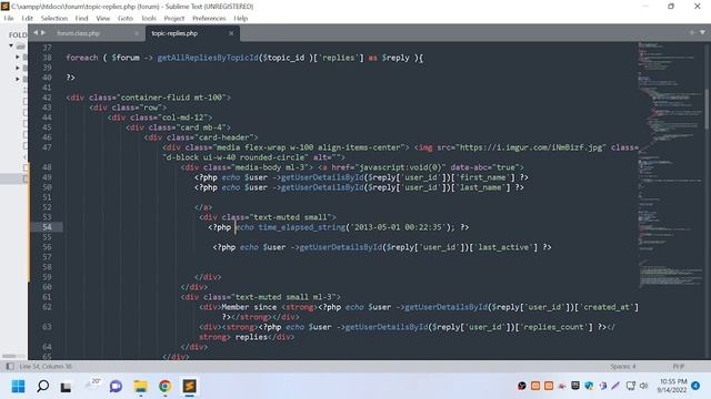 Part 19 - Adding timeago to ropic replies pages - OOP PHP PDO - 4K смотреть онлайн