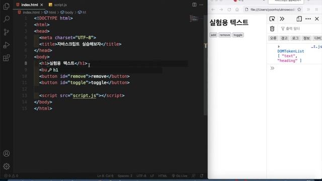 입문자를 위한 자바스크립트 기초 #25 클래스 리스트(classList) смотреть онлайн
