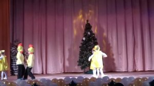 Танец цыплят в детском саду.